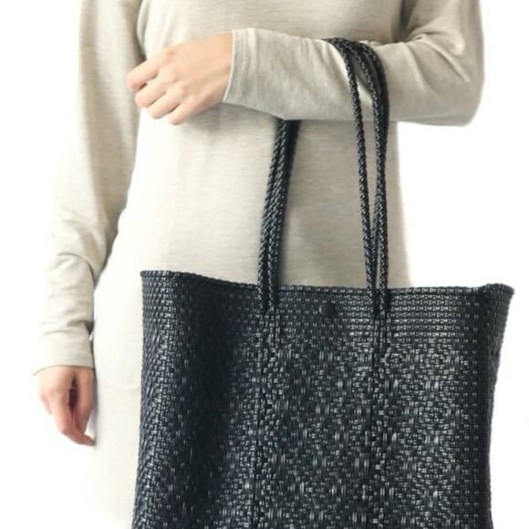 Tin Marin Tote Bag black weaved - Picture 13 of 13